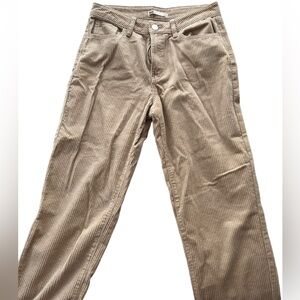 High Rise Waist Corduroy Jeans